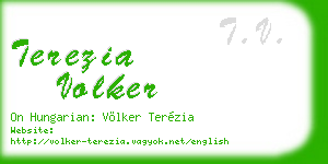 terezia volker business card